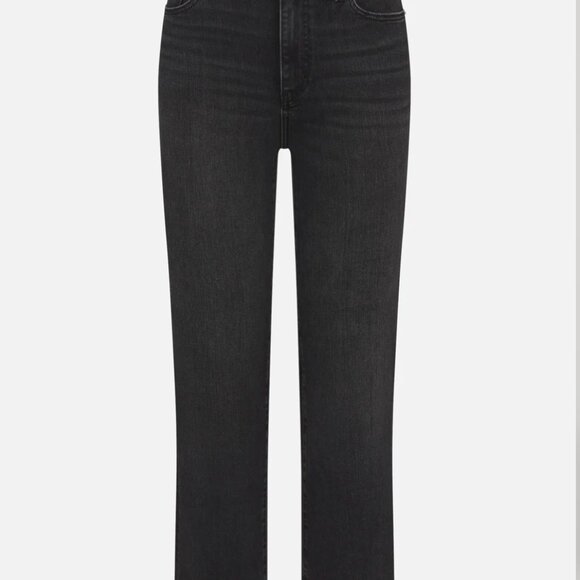 FRAME Le Sleek Straight Jeans | Washed Black| Size 32 - Picture 2 of 13